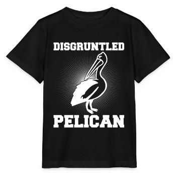 Pelican Pelicans Oiseaux Oiseaux Oiseaux - T-shirt bio MINI CREATOR Stanley/Stella Enfant - noir - Devant - Mikhail (115cm)