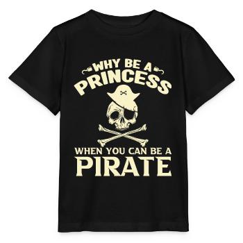 Pirate Kids Skull Party Pirates - Stanley/Stella MINI CREATOR Kids’ T-Shirt - black - Front - Mikhail (115cm)