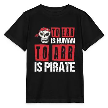 Pirate Kids Skull Party Pirates - Stanley/Stella MINI CREATOR Kids’ T-Shirt - black - Front - Mikhail (115cm)