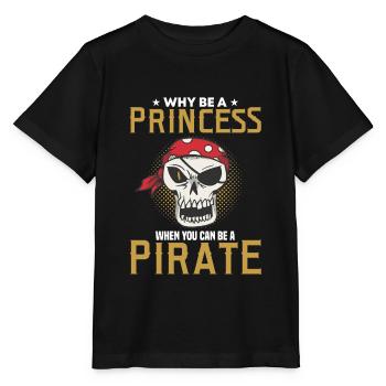Pirate Kids Skull Party Pirates - Stanley/Stella MINI CREATOR Kids’ T-Shirt - black - Front - Mikhail (115cm)