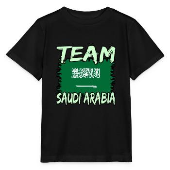 Saudi Arabia - Stanley/Stella MINI CREATOR Kids’ T-Shirt - black - Front - Mikhail (115cm)