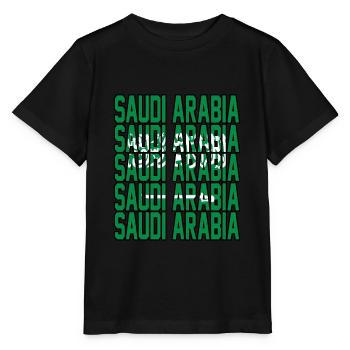Saudi Arabia - Stanley/Stella MINI CREATOR Kids’ T-Shirt - black - Front - Mikhail (115cm)