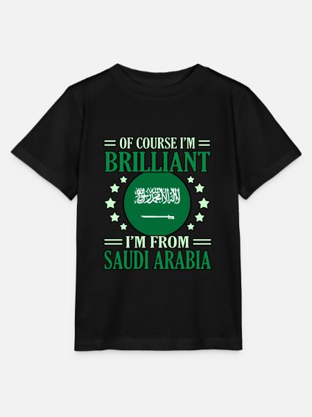 Saudi arabien - Stanley/Stella Kinder T-Shirt MINI CREATOR - Schwarz