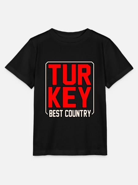 Türkei - Stanley/Stella Kinder T-Shirt MINI CREATOR - Schwarz