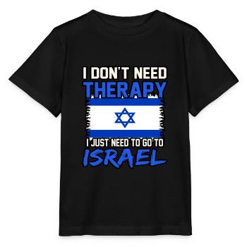 Israel - Stanley/Stella Kinder T-Shirt MINI CREATOR  - Schwarz - Vorne - Mikhail (115cm)