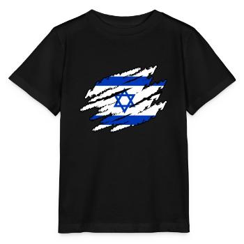 Israël - T-shirt bio MINI CREATOR Stanley/Stella Enfant - noir - Devant - Mikhail (115cm)