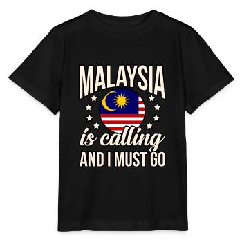 Malaisie - T-shirt bio MINI CREATOR Stanley/Stella Enfant - noir - Devant - Mikhail (115cm)