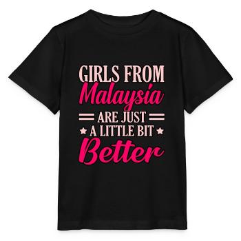 Malaisie - T-shirt bio MINI CREATOR Stanley/Stella Enfant - noir - Devant - Mikhail (115cm)