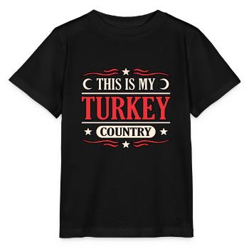 Turkey - Stanley/Stella MINI CREATOR Kids’ T-Shirt - black - Front - Mikhail (115cm)