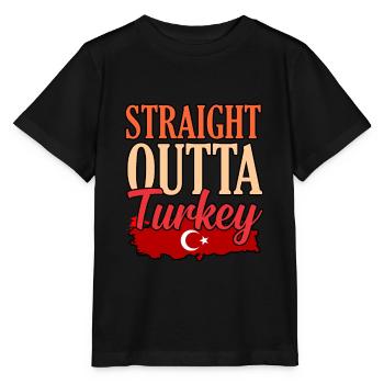 Turkey - Stanley/Stella MINI CREATOR Kids’ T-Shirt - black - Front - Mikhail (115cm)