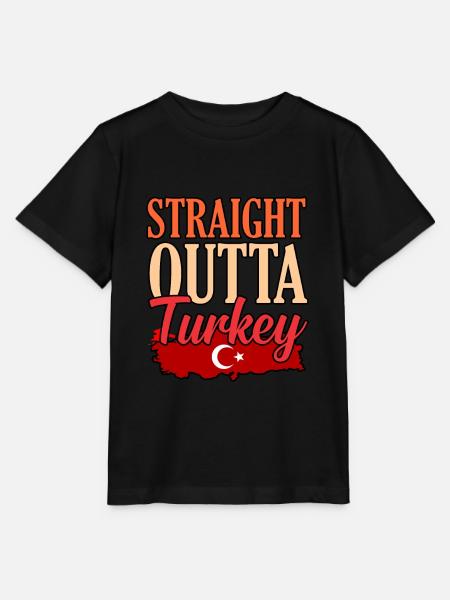 Truthahn - Stanley/Stella Kinder T-Shirt MINI CREATOR - Schwarz