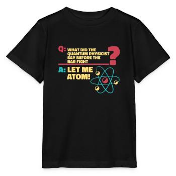 Physik Physiker - Stanley/Stella Kinder T-Shirt MINI CREATOR  - Schwarz - Vorne - Mikhail (115cm)