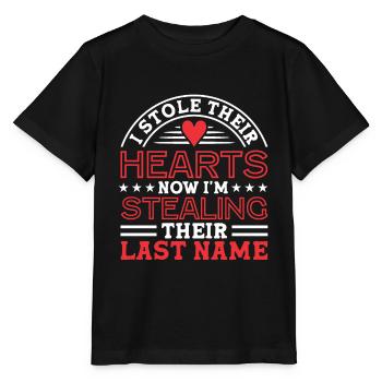 Adopts Adopts Foster Father Foster Mother - Stanley/Stella MINI CREATOR Kids’ T-Shirt - black - Front - Mikhail (115cm)