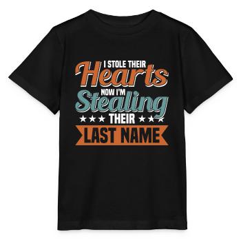 Adopts Adopts Foster Father Foster Mother - Stanley/Stella MINI CREATOR Kids’ T-Shirt - black - Front - Mikhail (115cm)