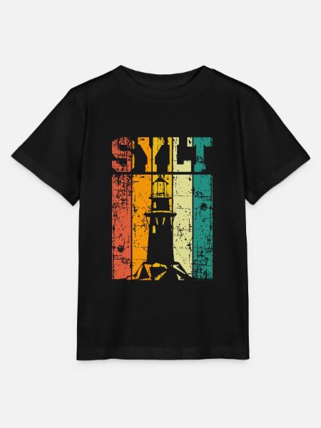 Sylt Leuchtturm - Stanley/Stella Kinder T-Shirt MINI CREATOR - Schwarz