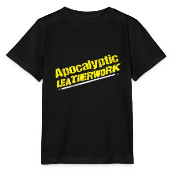 Apocalyptic Leatherwork Leather Craft - Stanley/Stella MINI CREATOR Kids’ T-Shirt - black - Front - Mikhail (115cm)