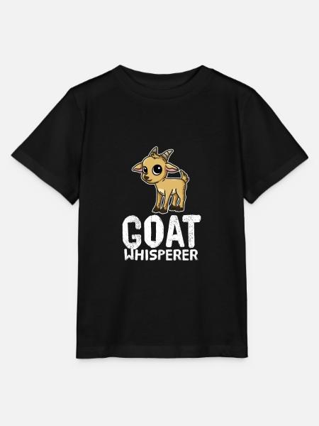 Funny Goat Lover Goat Whisperer - Stanley/Stella MINI CREATOR Kids’ T-Shirt - black