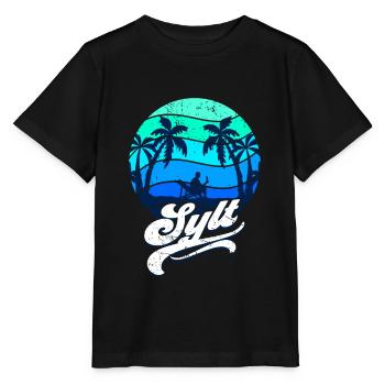Sylt - Stanley/Stella Kinder T-Shirt MINI CREATOR  - Schwarz - Vorne - Mikhail (115cm)
