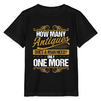 Collectionneur d’antiquités Antiquing Wax Treasure Hunter - T-shirt bio MINI CREATOR Stanley/Stella Enfant - noir - Devant - Mikhail (115cm)