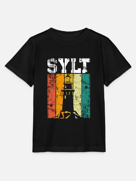 Sylt Leuchtturm - Stanley/Stella Kinder T-Shirt MINI CREATOR - Schwarz