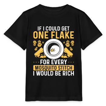 Gold Panner Mosquito Stiches Prospector Miner - Stanley/Stella Kinder T-Shirt MINI CREATOR  - Schwarz - Vorne - Mikhail (115cm)