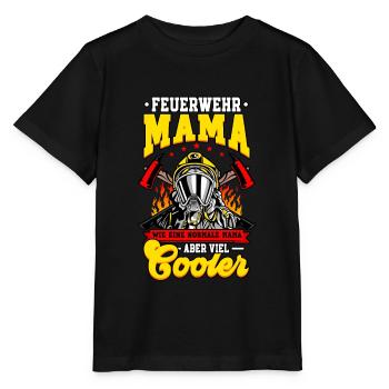 Feuerwehrfrauen Feuerwehrfrau - Stanley/Stella Kinder T-Shirt MINI CREATOR  - Schwarz - Vorne - Mikhail (115cm)