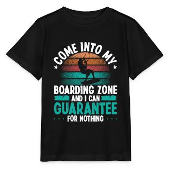 Kitesurfer Humor Guarantee for nothing Kiteboarder - Stanley/Stella MINI CREATOR Kids’ T-Shirt - black - Front - Mikhail (115cm)