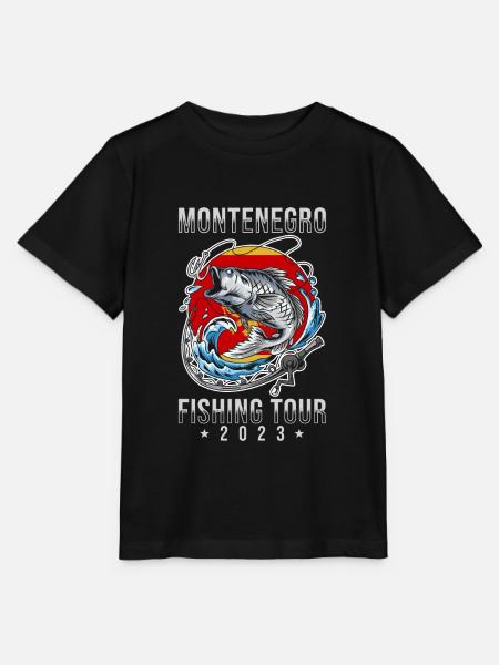Angel Tour Montenegro 2023 - Stanley/Stella Kinder T-Shirt MINI CREATOR  - Schwarz