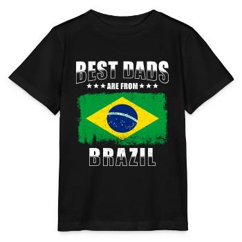 Père brésilien - T-shirt bio MINI CREATOR Stanley/Stella Enfant - noir - Devant - Mikhail (115cm)