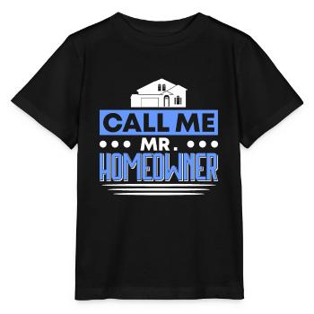 Propriétaire Propriétaire Cadeau Propriétaire Propriétaire - T-shirt bio MINI CREATOR Stanley/Stella Enfant - noir - Devant - Mikhail (115cm)