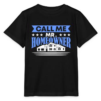 Propriétaire Propriétaire Cadeau Propriétaire Propriétaire - T-shirt bio MINI CREATOR Stanley/Stella Enfant - noir - Devant - Mikhail (115cm)