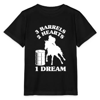 Lustige Pferderennen Pferderennen Geschenkidee - Stanley/Stella Kinder T-Shirt MINI CREATOR  - Schwarz - Vorne - Mikhail (115cm)