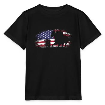 Lustige Pferderennen Pferderennen Geschenkidee - Stanley/Stella Kinder T-Shirt MINI CREATOR  - Schwarz - Vorne - Mikhail (115cm)
