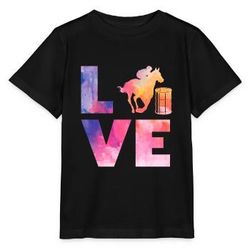 Lustige Pferderennen Pferderennen Geschenkidee - Stanley/Stella Kinder T-Shirt MINI CREATOR  - Schwarz - Vorne - Mikhail (115cm)