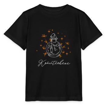 Herbal Witch Magic Potion Herbalism Nature - Stanley/Stella MINI CREATOR Kids’ T-Shirt - black - Front - Mikhail (115cm)