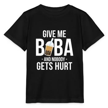 Donnez-moi Boba et personne ne se blesse Chemise - T-shirt bio MINI CREATOR Stanley/Stella Enfant - noir - Devant - Mikhail (115cm)