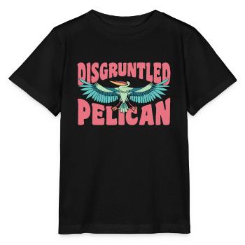 Pelican Pelicans Oiseaux Oiseaux Oiseaux - T-shirt bio MINI CREATOR Stanley/Stella Enfant - noir - Devant - Mikhail (115cm)