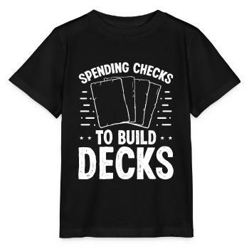 Trading Card Game Collector Spending Checks Card - Stanley/Stella Kinder T-Shirt MINI CREATOR  - Schwarz - Vorne - Mikhail (115cm)