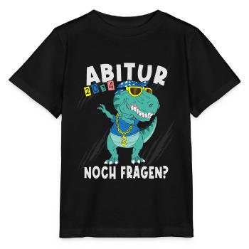 Einschulung Dinosaurier Abi 2034 - Stanley/Stella Kinder T-Shirt MINI CREATOR  - Schwarz - Vorne - Mikhail (115cm)