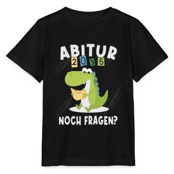 Einschulung Dinosaurier Abi 2035 - Stanley/Stella Kinder T-Shirt MINI CREATOR  - Schwarz - Vorne - Mikhail (115cm)