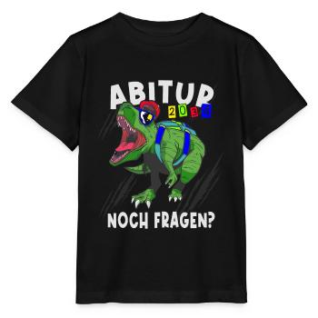 Einschulung Dinosaurier Abi 2034 - Stanley/Stella Kinder T-Shirt MINI CREATOR  - Schwarz - Vorne - Mikhail (115cm)