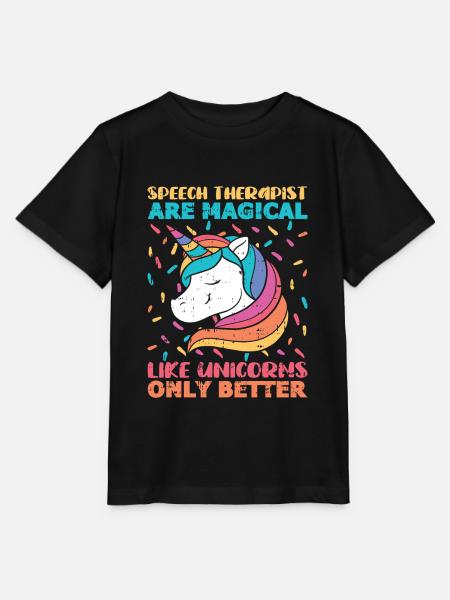 Sprachtherapeut Logopäde Geschenk - Stanley/Stella Kinder T-Shirt MINI CREATOR  - Schwarz