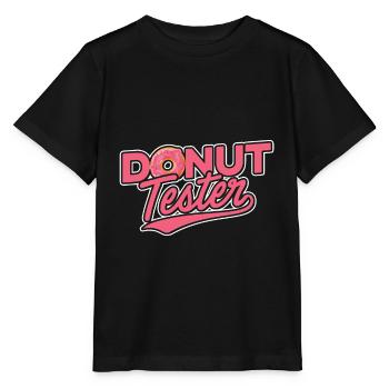 Donut Tester - Stanley/Stella Kinder T-Shirt MINI CREATOR  - Schwarz - Vorne - Mikhail (115cm)
