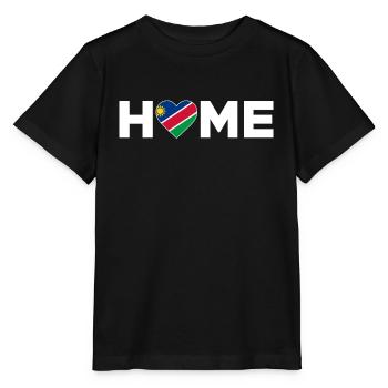 Namibie Accueil Namibie Drapeau Namibie Amour - T-shirt bio MINI CREATOR Stanley/Stella Enfant - noir - Devant - Mikhail (115cm)