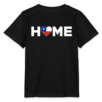Chile Heimat Chile Flagge Chile Liebe - Stanley/Stella Kinder T-Shirt MINI CREATOR  - Schwarz - Vorne - Mikhail (115cm)