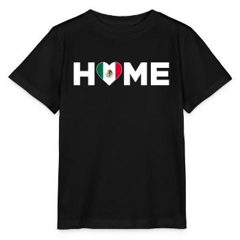 Mexique Accueil Mexique Drapeau Mexique Amour - T-shirt bio MINI CREATOR Stanley/Stella Enfant - noir - Devant - Mikhail (115cm)