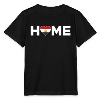 Egypt Homeland Egypt Flag Egypt Love - Stanley/Stella MINI CREATOR Kids’ T-Shirt - black - Front - Mikhail (115cm)