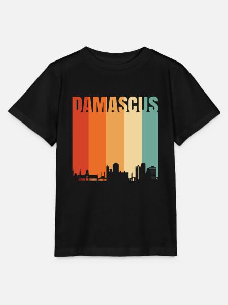Damaskus - Stanley/Stella Kinder T-Shirt MINI CREATOR  - Schwarz