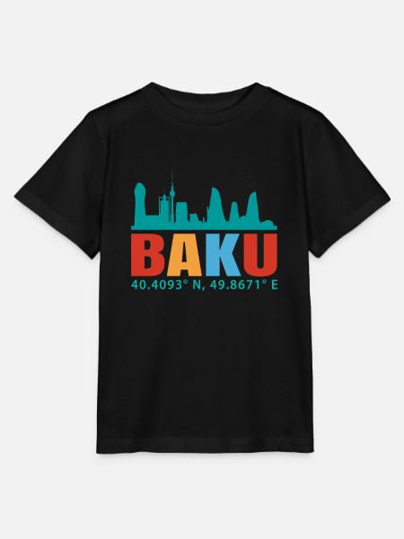 Baku - Stanley/Stella Kinder T-Shirt MINI CREATOR - Schwarz