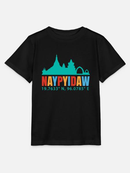 Naypyidaw - Stanley/Stella Kinder T-Shirt MINI CREATOR - Schwarz